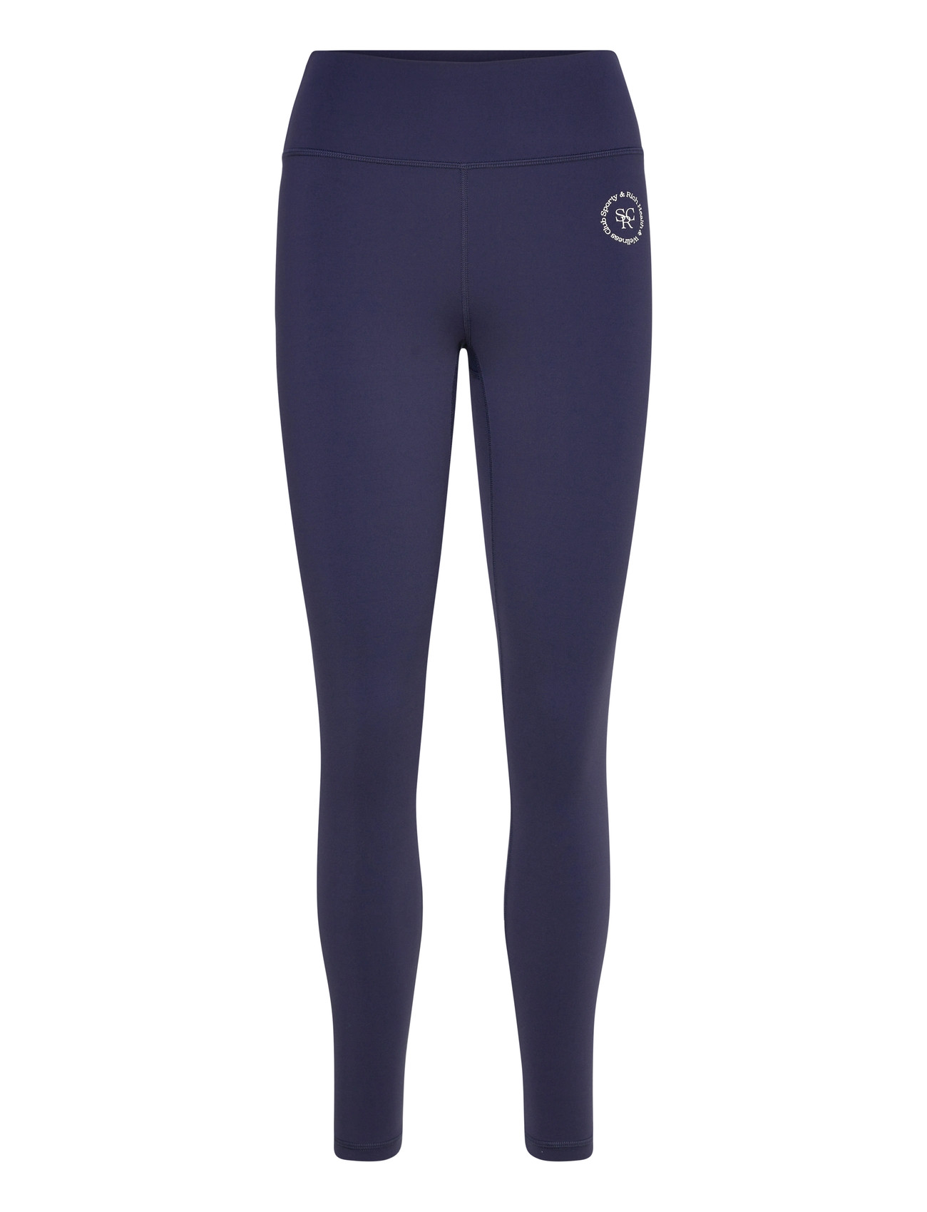 Sporty & Rich Srhwc Legging, S, Navy, Underdele > Leggings, Dame