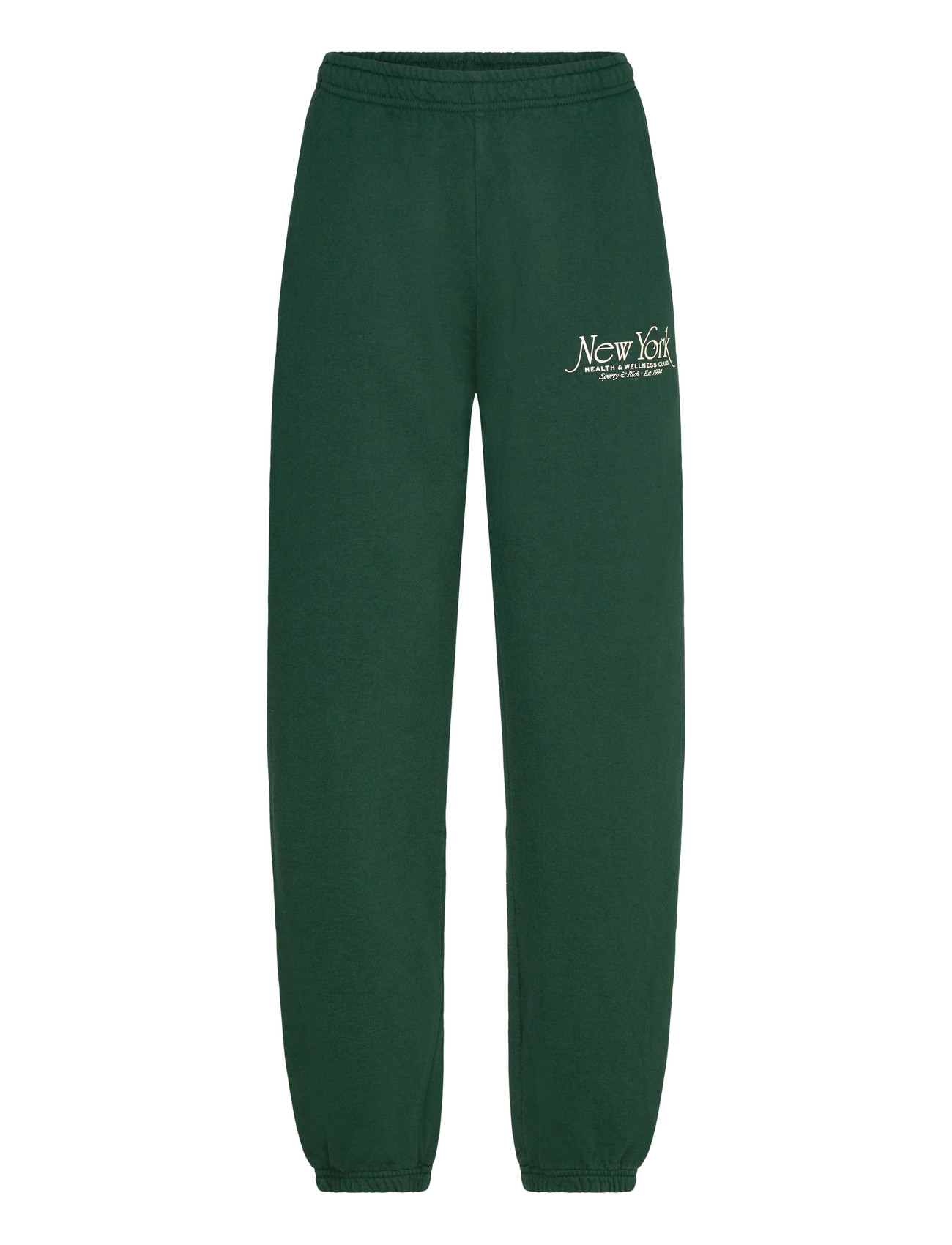 Sporty & Rich Ny 94 Sweatpant, S, Green, Underdele > Joggingbukser, Dame