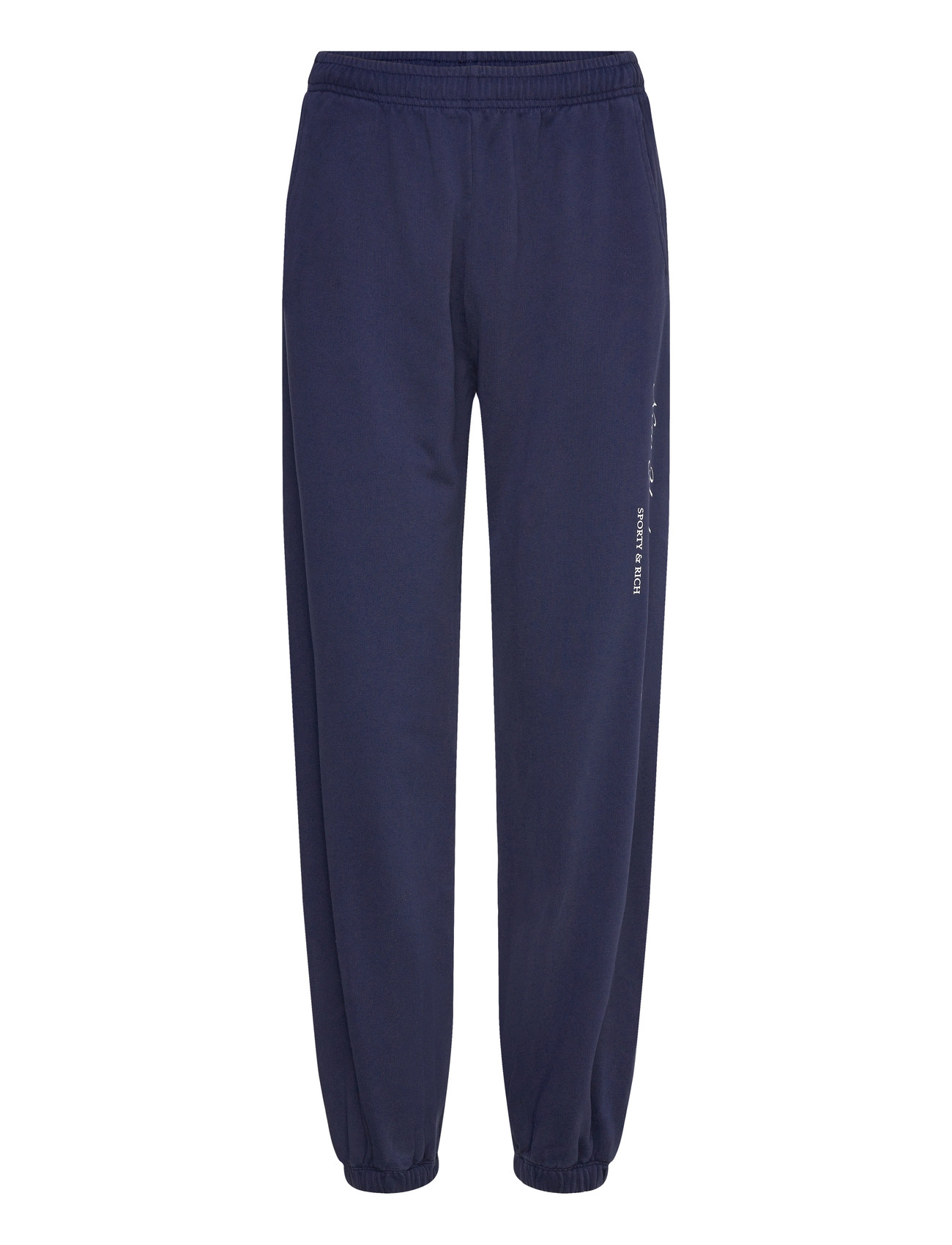 Sporty & Rich Ny Tennis Club Sweatpant, M, Navy, Underdele > Joggingbukser, Dame
