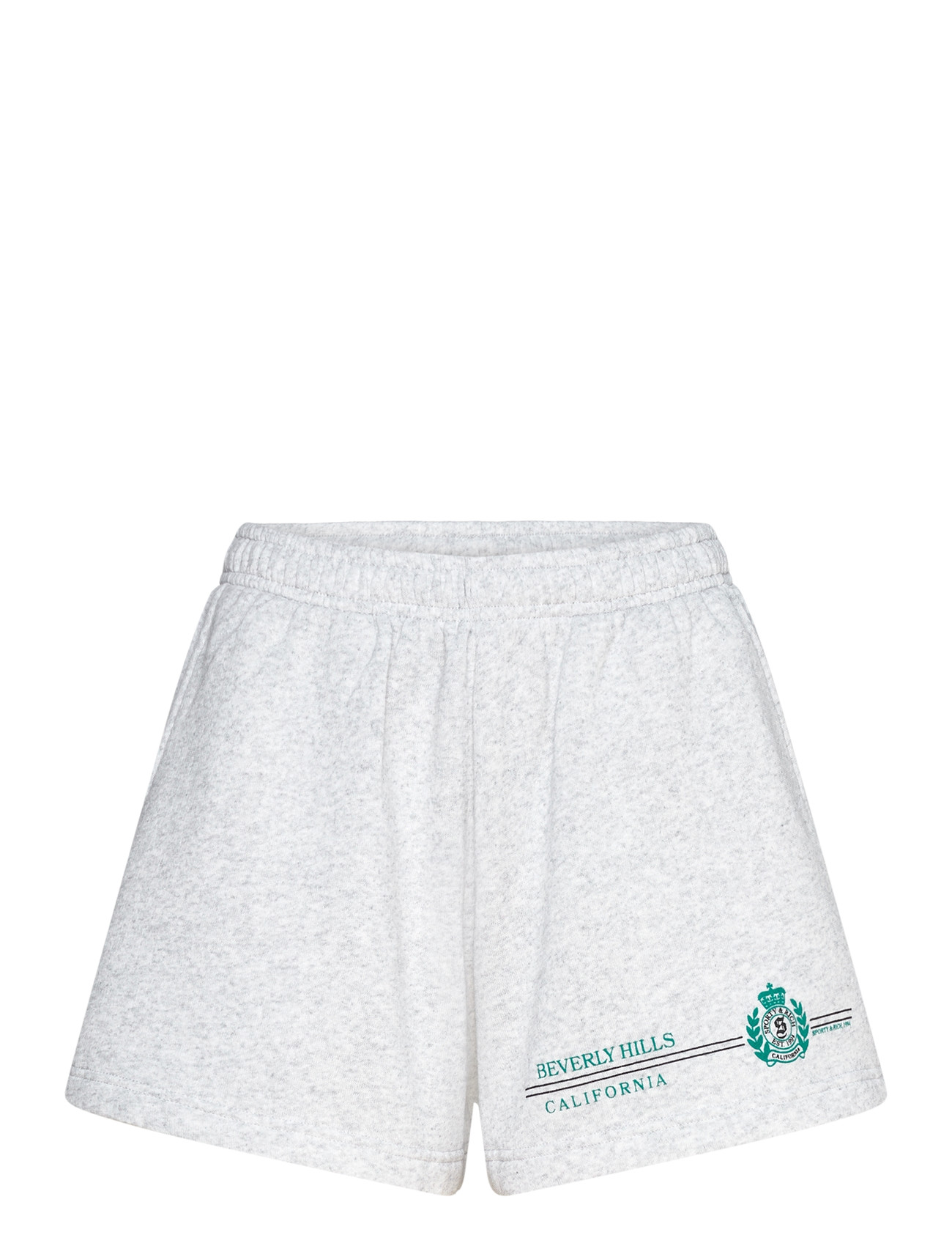 Sporty & Rich Bh Horizon Soft Disco Short, L, Grey, Shorts > Svedeshorts, Dame