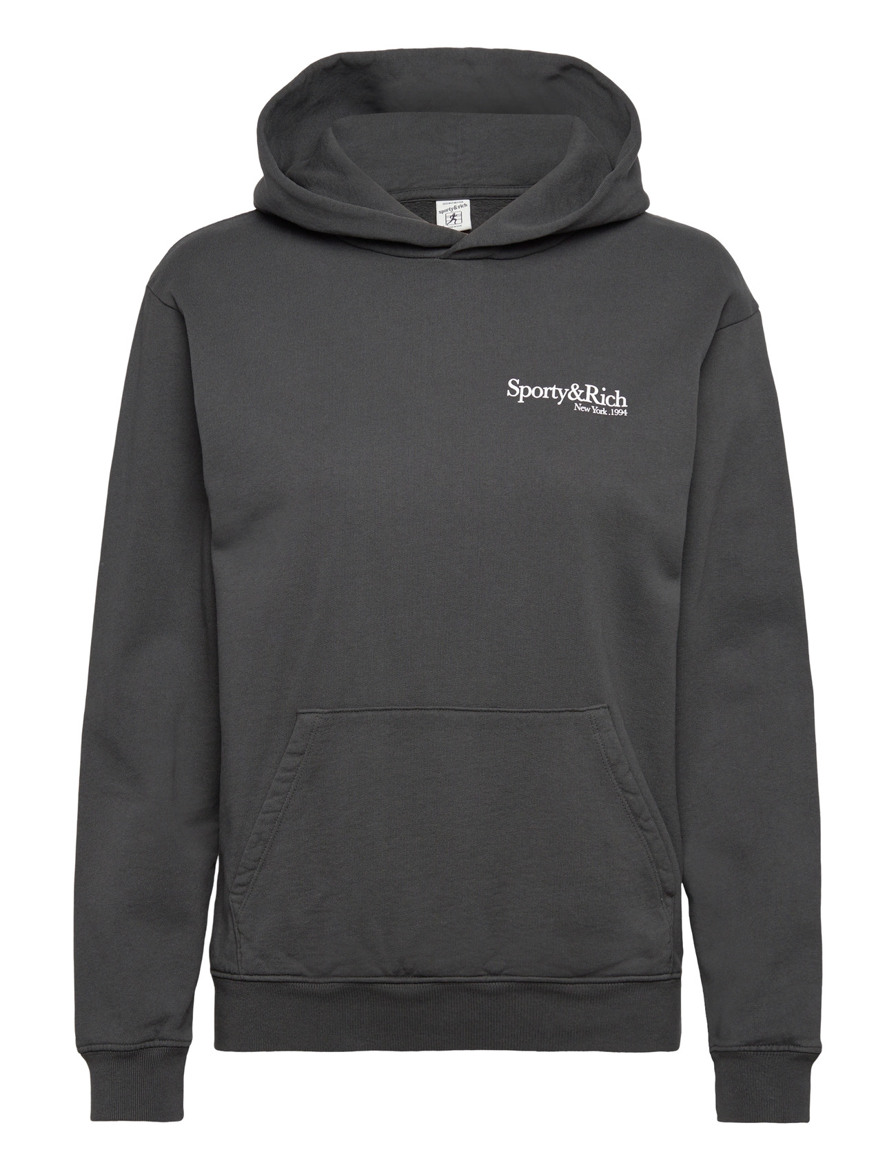 Sporty & Rich Hwcny Hoodie, S, Grey, Sweatshirts & Hættetrøjer > Hættetrøjer, Dame