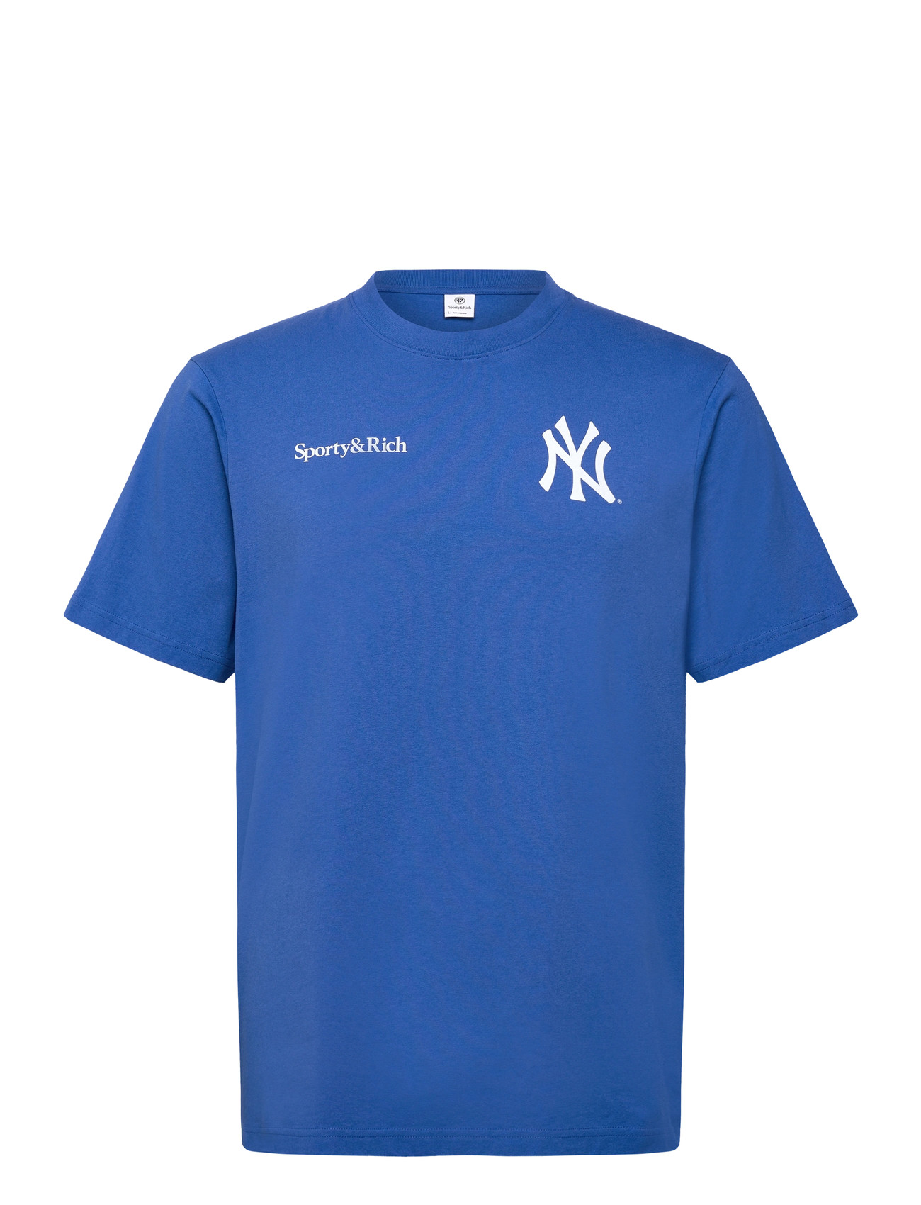 Sporty & Rich Slugger T-Shirt, L, Blue, T-Shirts & Toppe > Kortærmede, Dame