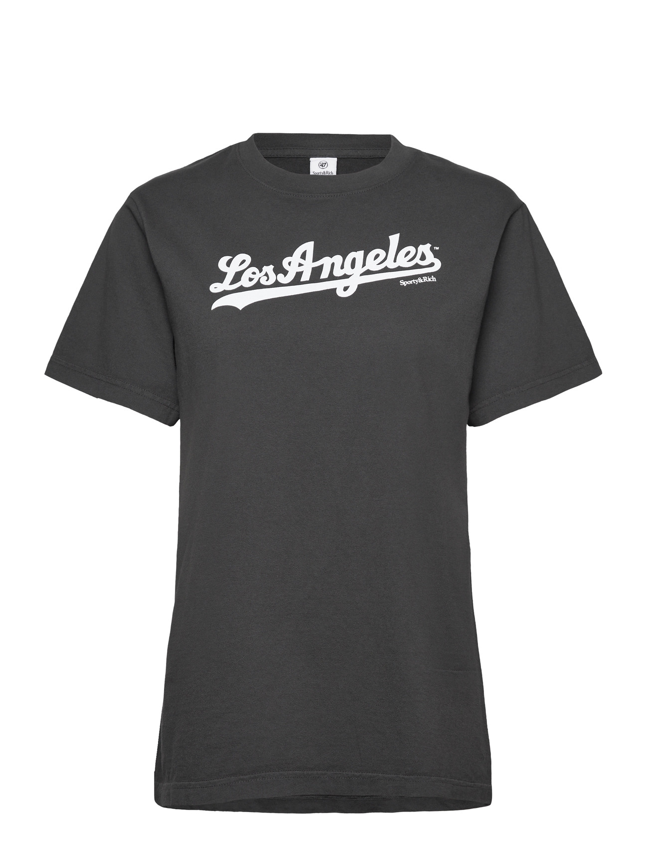 Sporty & Rich Dodgers T-Shirt, L, Grey, T-Shirts & Toppe > Kortærmede, Dame