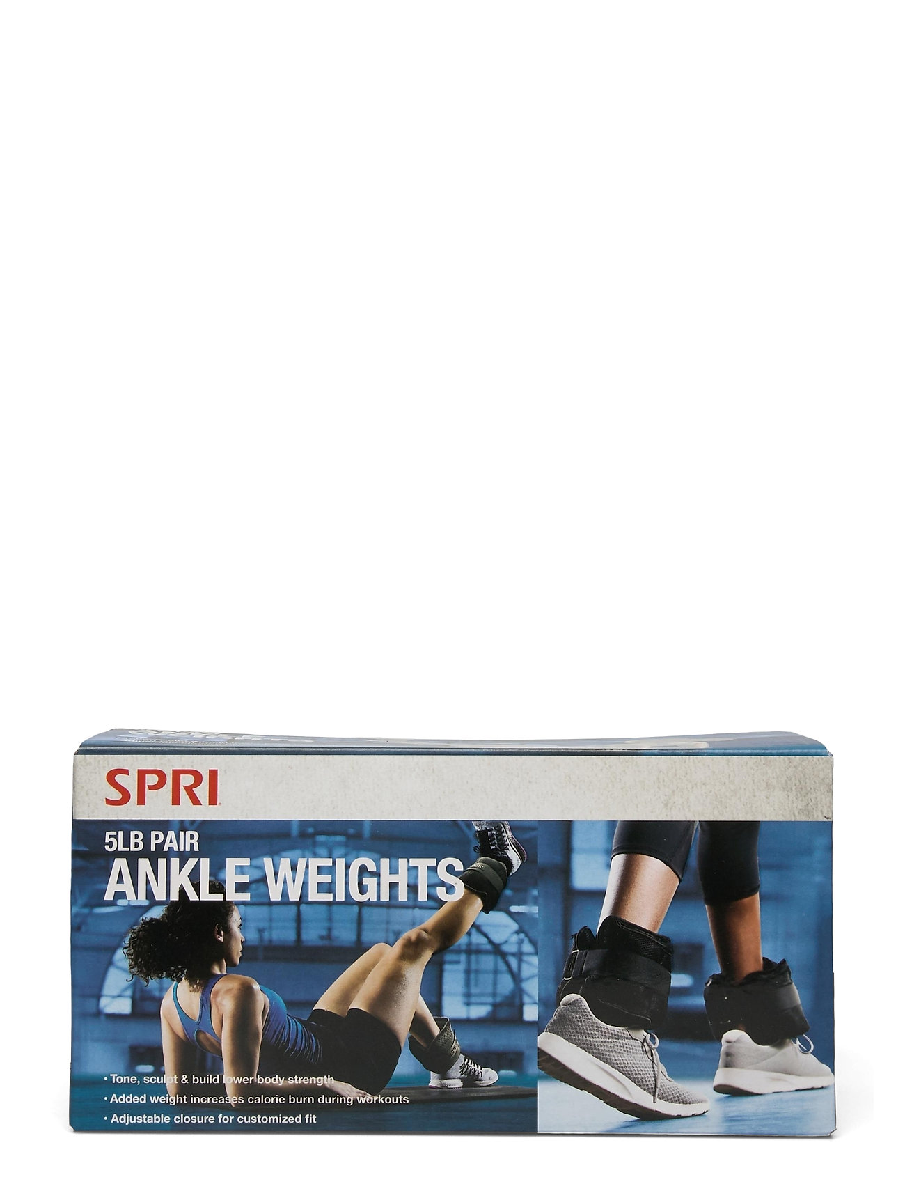 Spri Adjustable Ankle 10Lb /4,5Kg Sport Sports Equipment Workout Equipment Gym Weights Blue Spri