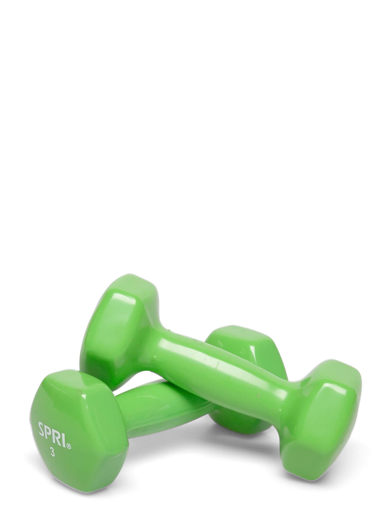 Spri Dumbbell Vinyl 1,4Kg/3Lb Pair Sport Sports Equipment Workout Equipment Gym Weights Green Spri