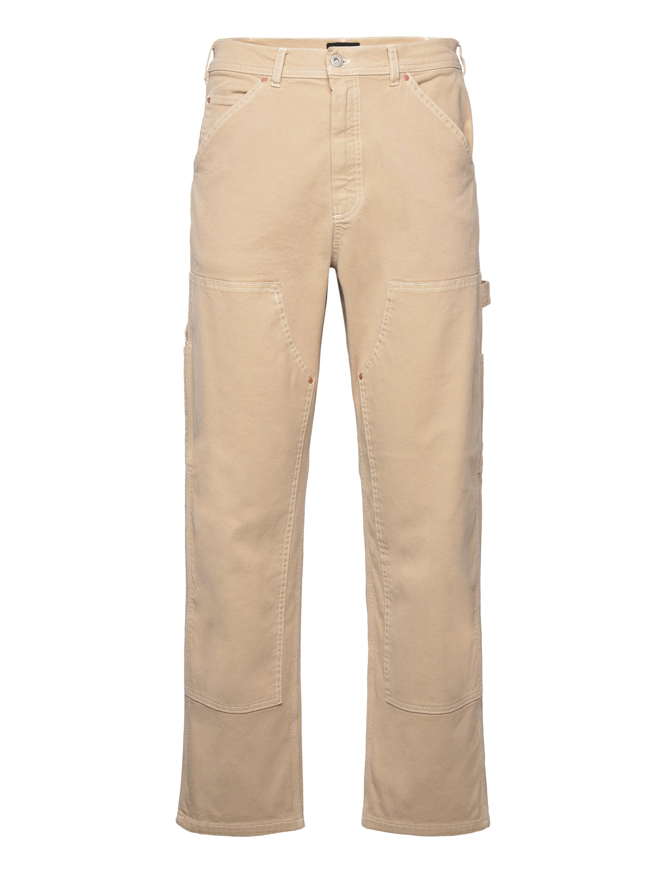 Double Knee Pant Designers Trousers Cargo Pants Beige Stan Ray