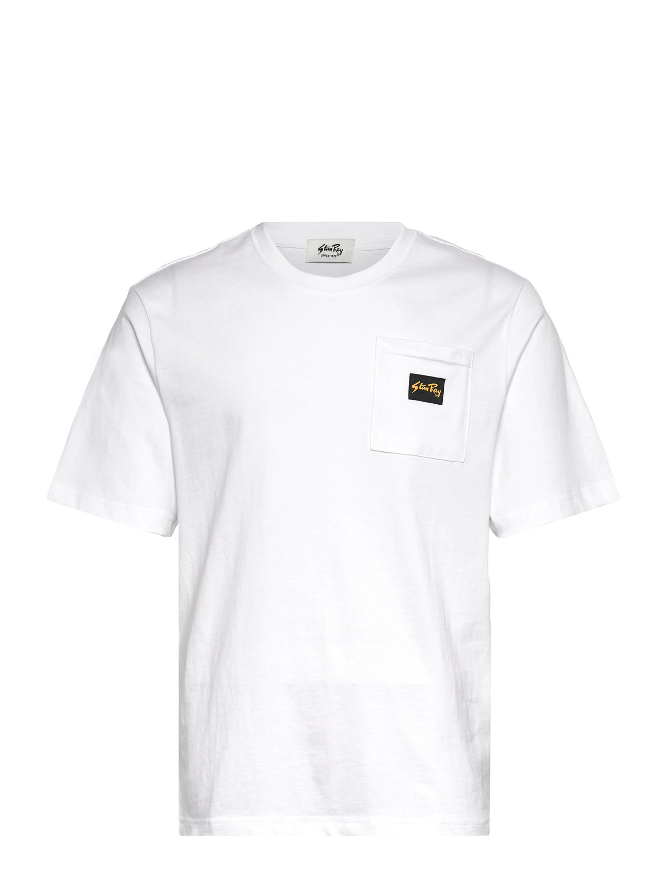 Stan Ray Patch Pocket Tee, XXL, White, T-Shirts > Kortærmede, Herre