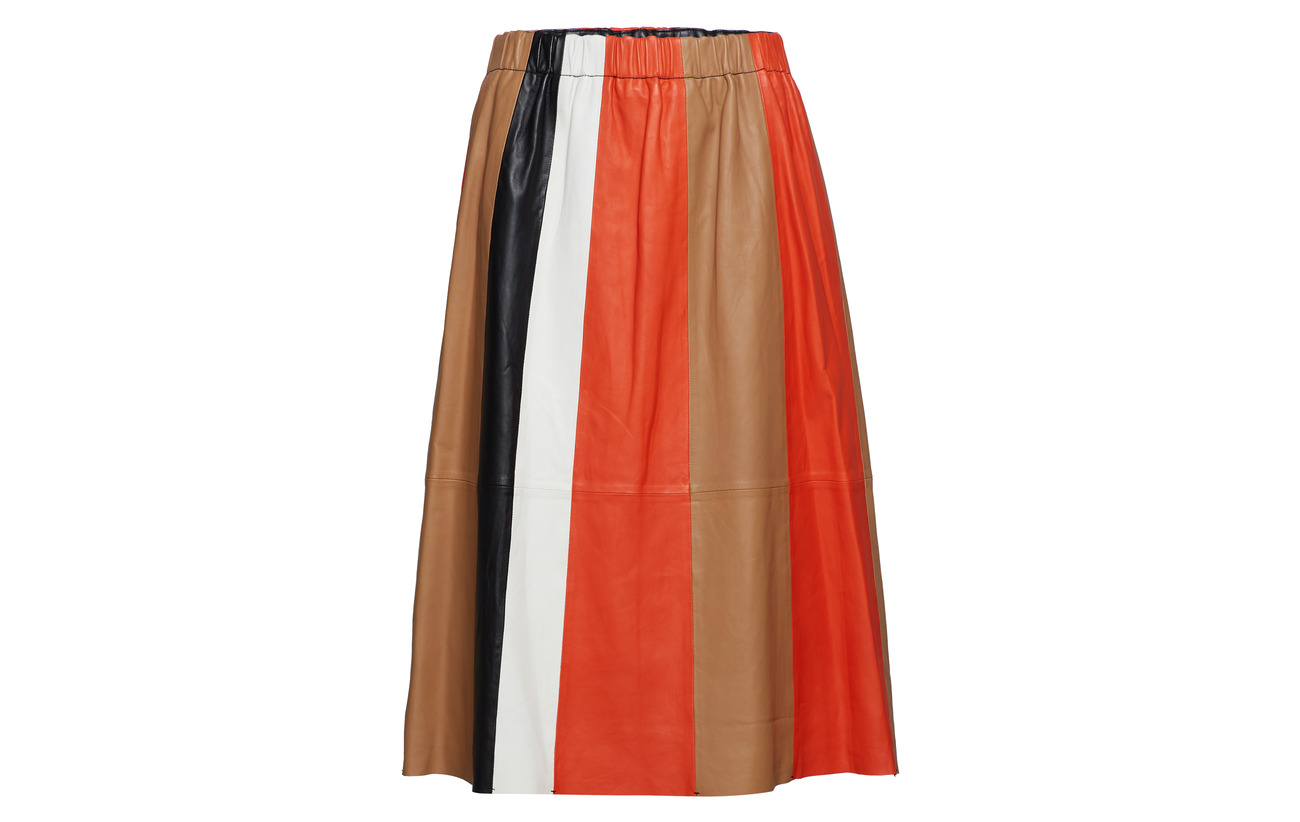 black De Mouton Polyester Eliana Intérieure vanilla Stand Navy Peau 100 beige Doublure Skirt Équipement 7OqqtZ