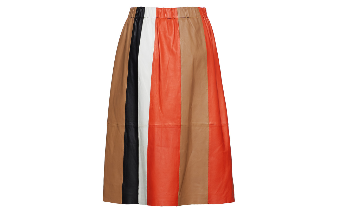 black De Mouton Polyester Eliana Intérieure vanilla Stand Navy Peau 100 beige Doublure Skirt Équipement 7OqqtZ