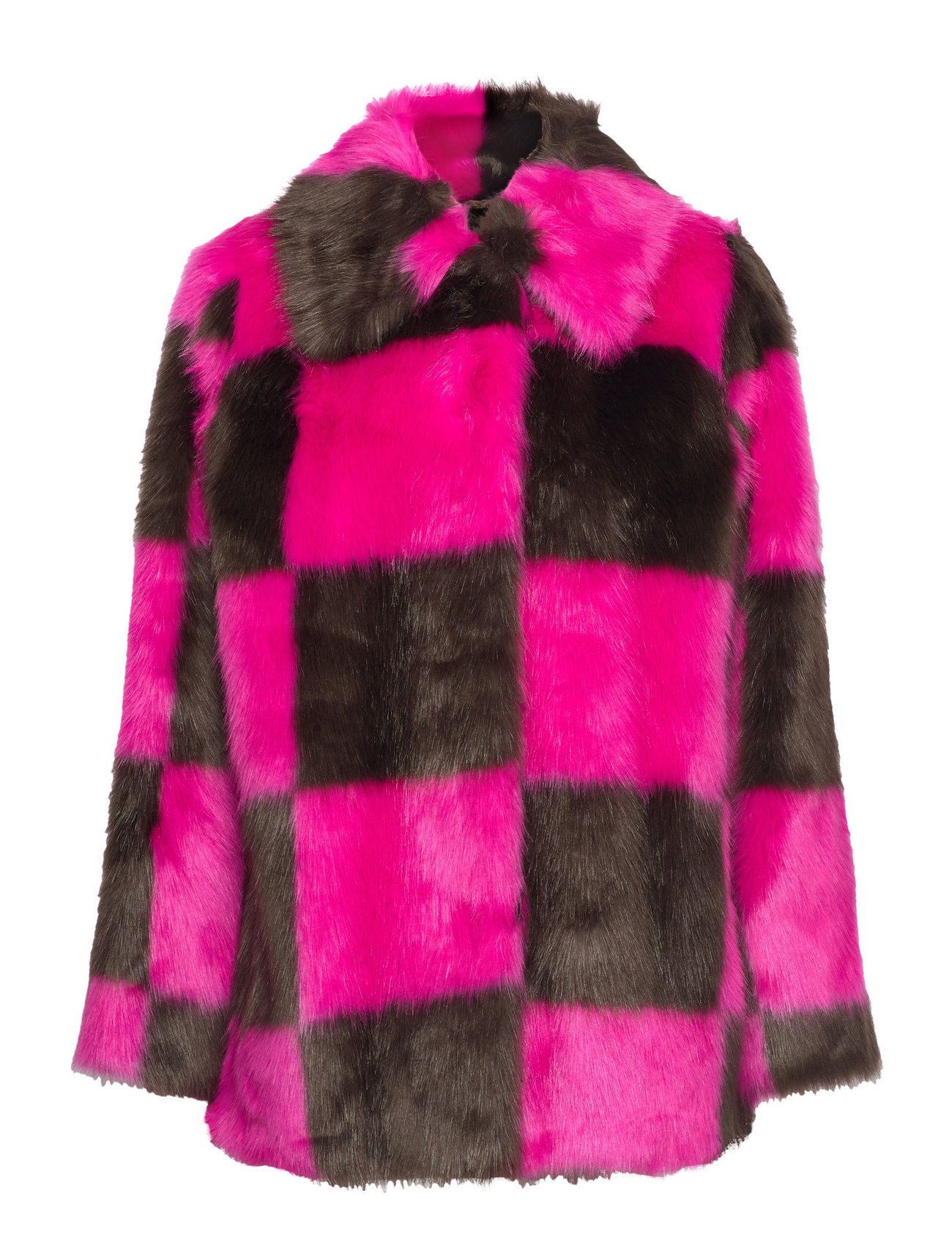 Nani Jacket Outerwear Faux Fur Multi/patterned Stand Studio