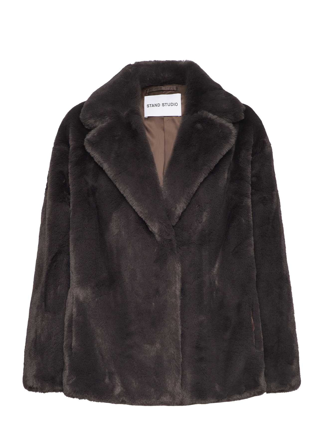 Savannah Jacket Outerwear Faux Fur Brown Stand Studio