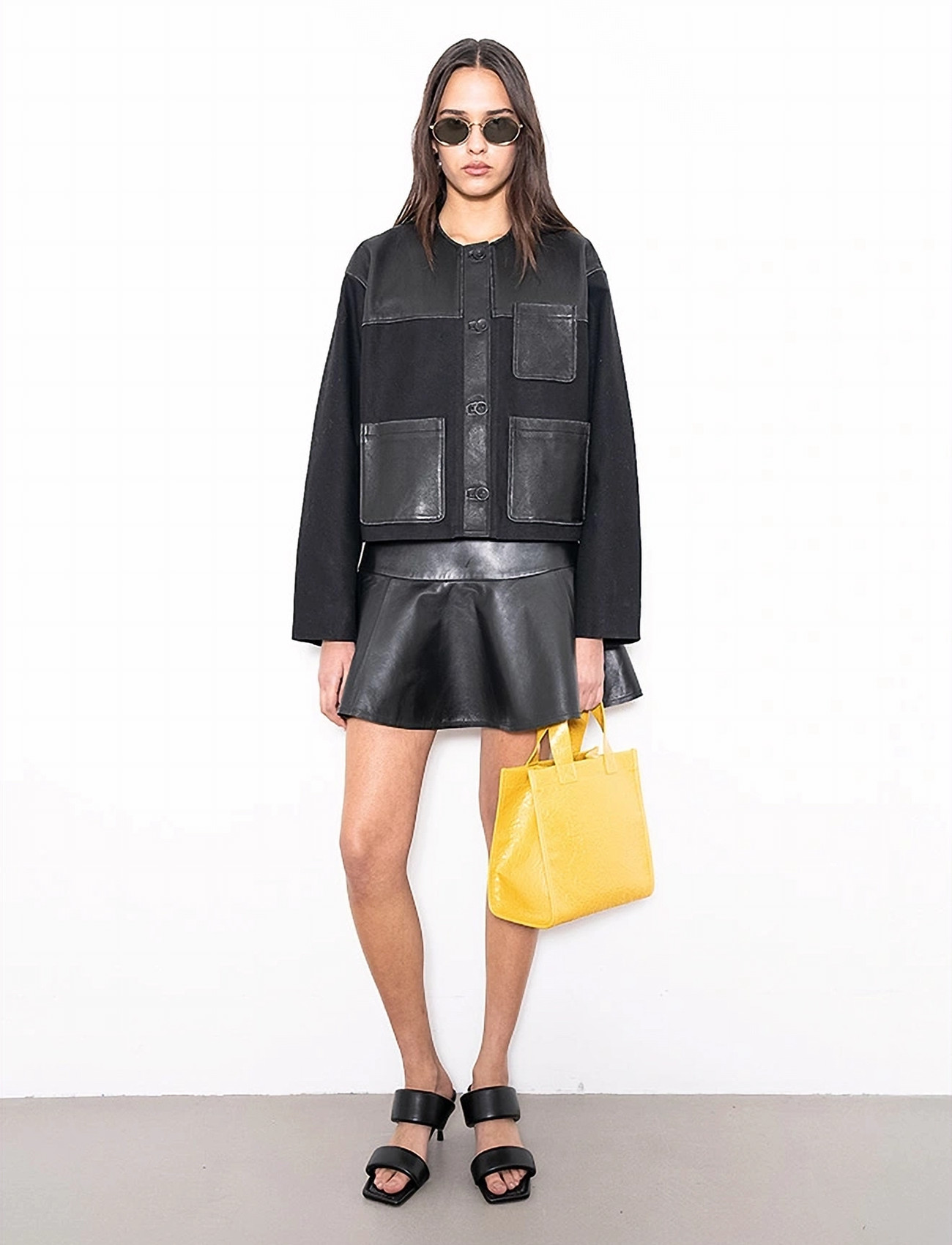 Stand Studio Cleo Jacket, 38, Black, Jakker > Let Sommerjakke, Dame