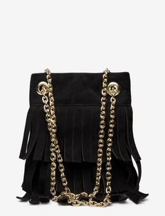 Rhea Fringe Bag - rankinės per petį - black/gold