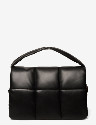 Wanda Faux Leather Clutch Bag - bags - black