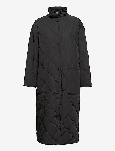 Sage Coat - padded coats - black