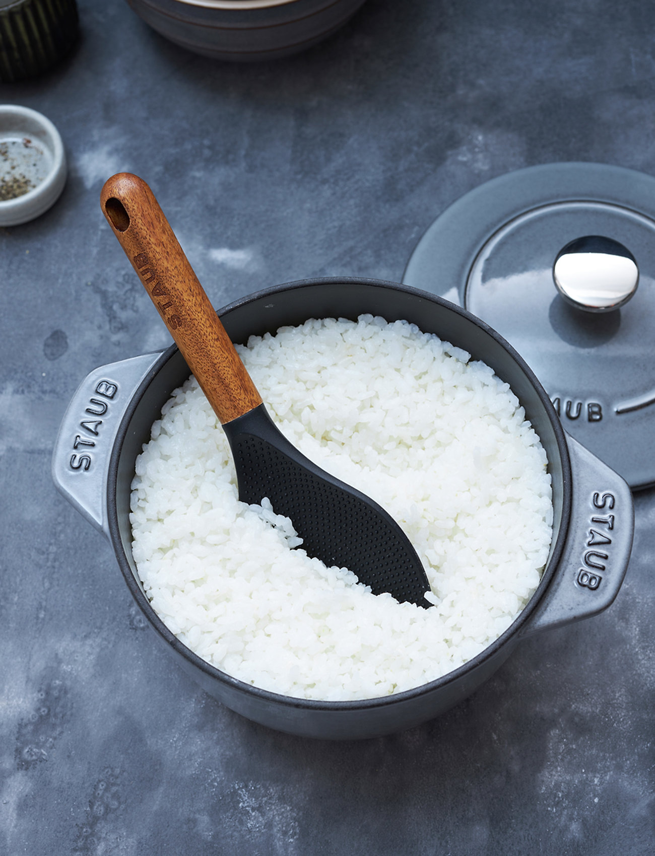 STAUB Rice Spoon, One Size, Black, Køkkenredskaber > Skeer Og Øser, Unisex