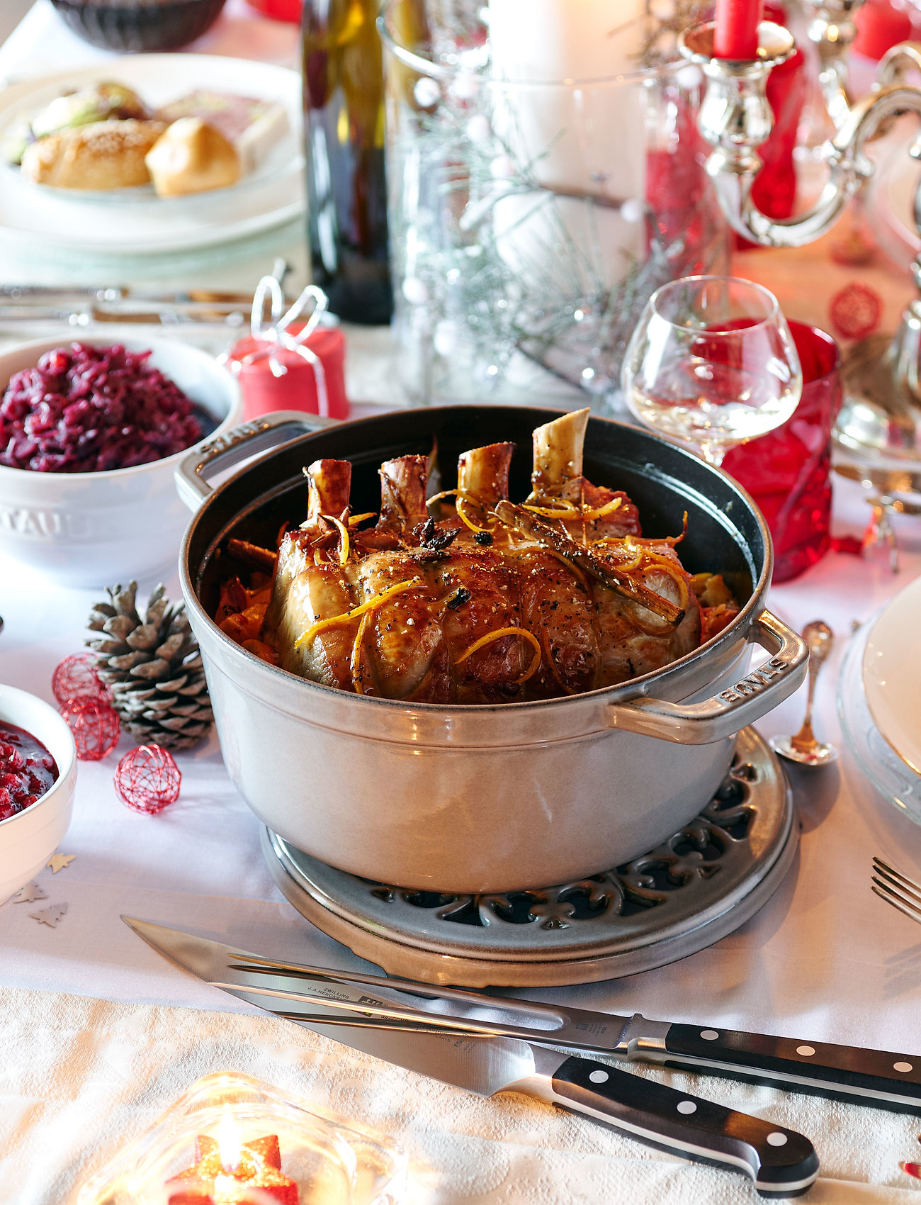 STAUB La Cocotte - Round Cast Iron, 5.2L, Grey, Gryder & Pander > Bradepander, Unisex