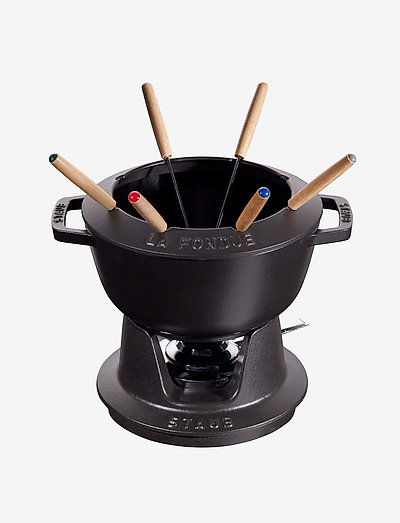 Fondue set - fondue - black