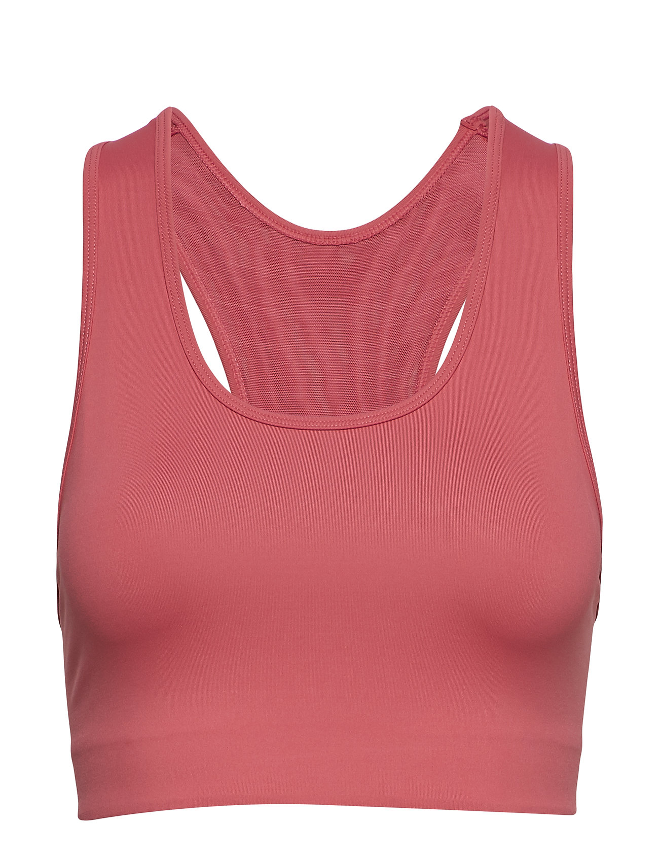 Compression Sports Bra A/B Lingerie Bras & Tops Sports Bras - ALL Vaaleanpunainen Stay In Place