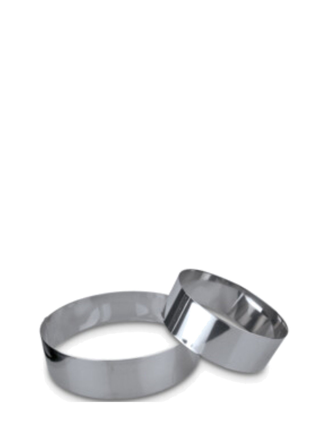 Städter Kagering Rund Ø 22 cm / H 6 cm Ikke Justerbar, Ø 22 cm, Silver, Bageforme > Kage- Og Småkageforme, Unisex