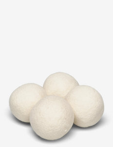 Tumble Dryer Balls - wash & clean - white
