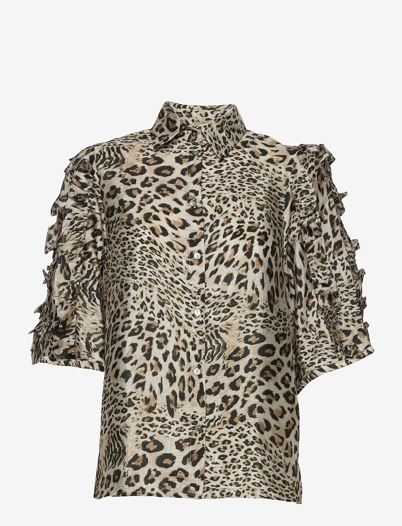 Stella Nova - Lycie - short-sleeved blouses - leopard - 1