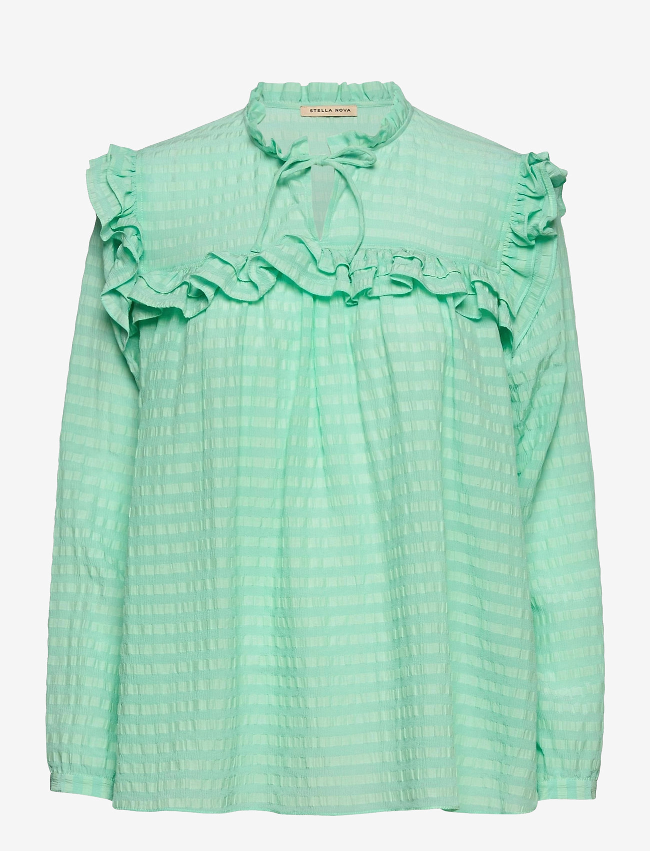 Stella Nova - Saseline - long sleeved blouses - bright mint - 1
