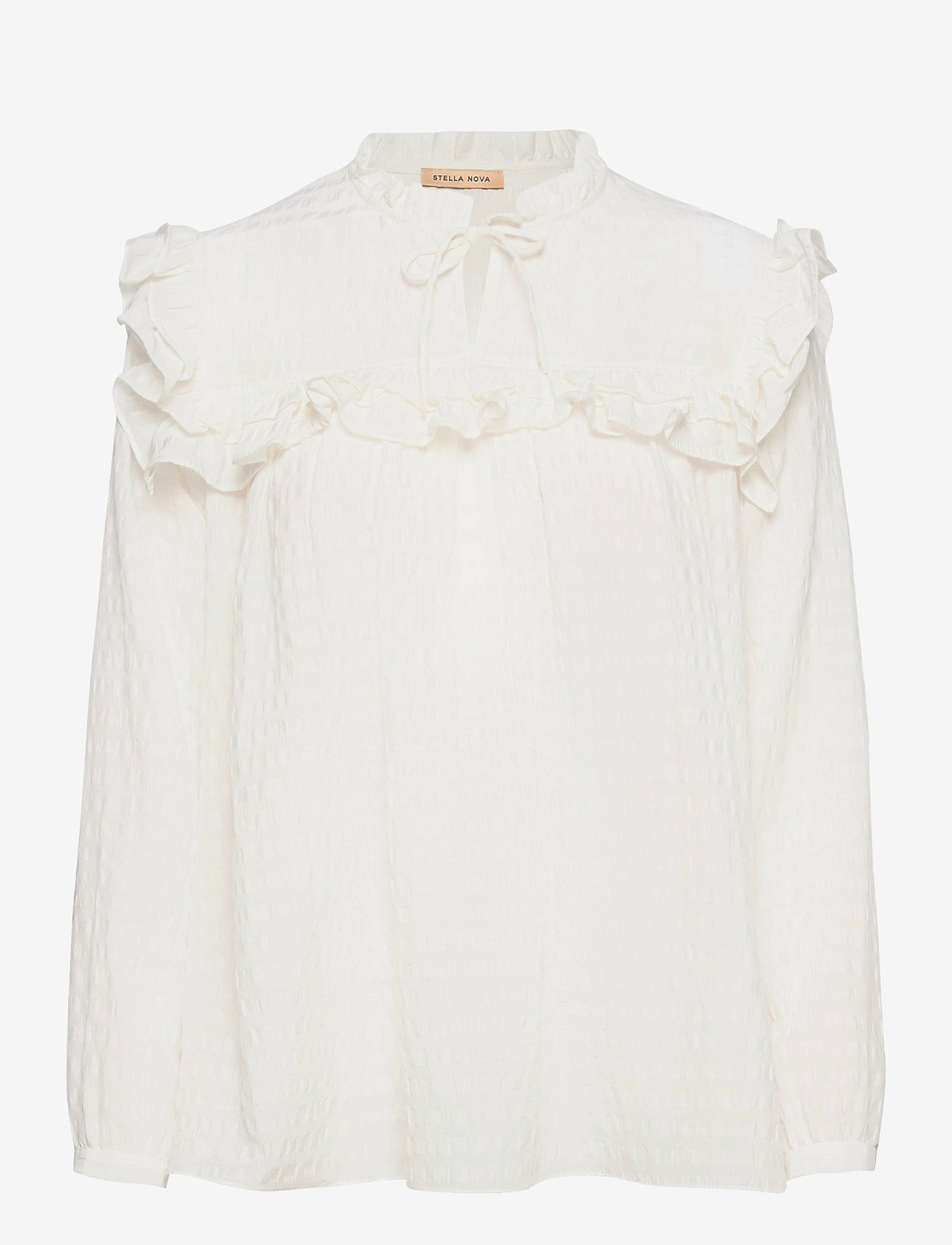Stella Nova - Saseline - long sleeved blouses - white - 1