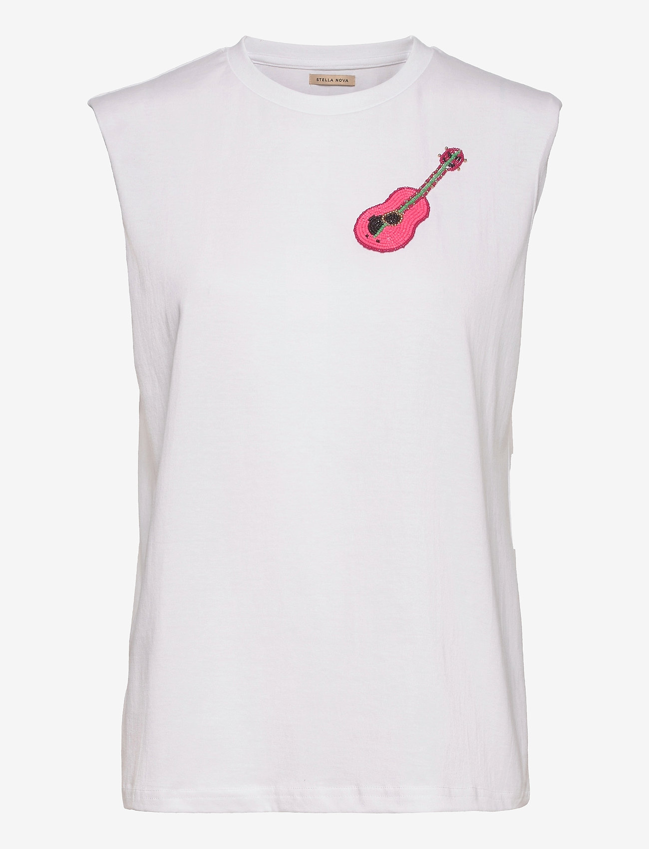 Stella Nova - Teri Guitar - t-shirt & tops - white - 0