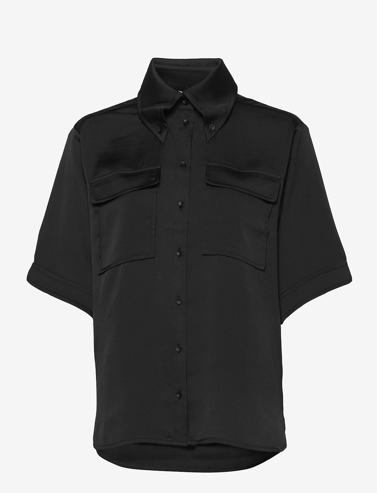 Stella Nova - Alona - short-sleeved shirts - black - 1