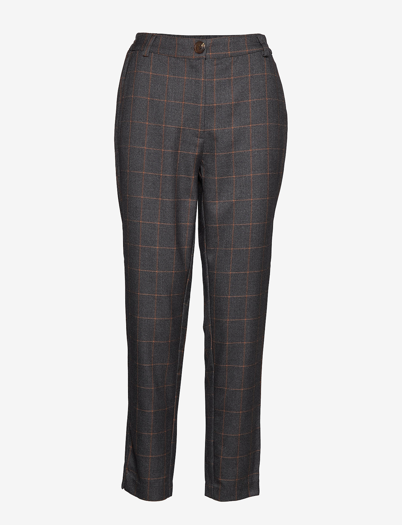 camel tartan trousers