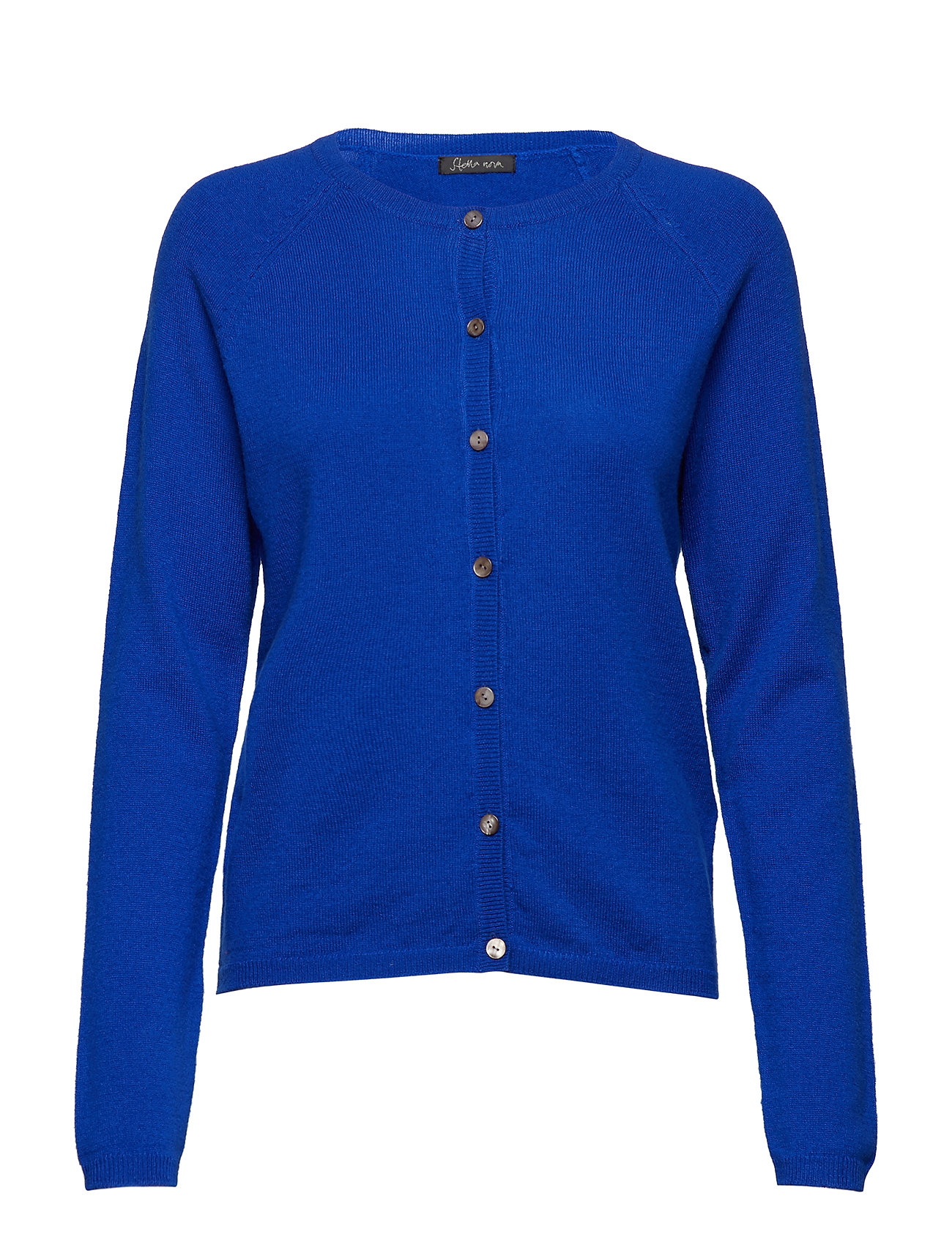 Abby Gebreide Trui Cardigan Blauw Stella Nova stella nova kopen in de aanbieding