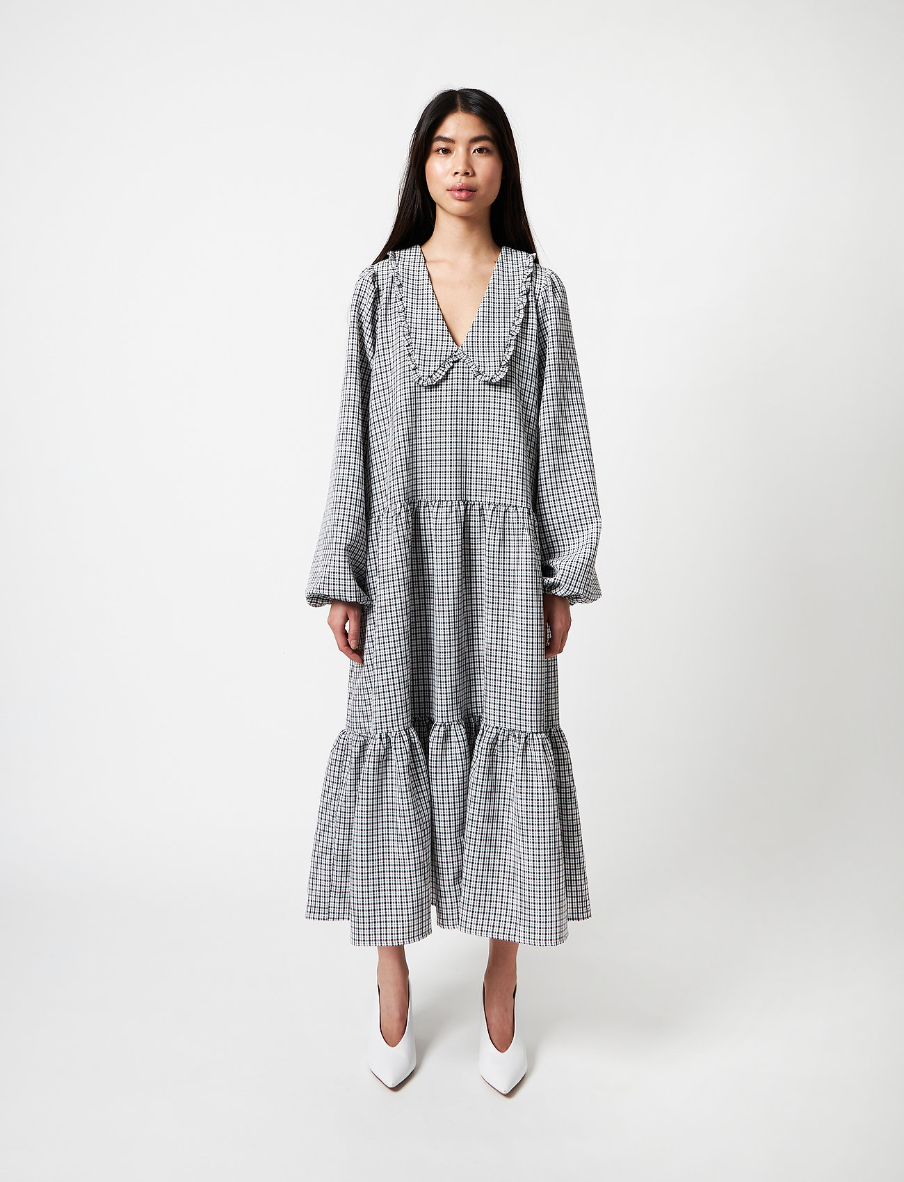Stella Nova - Nimi - everyday dresses - grey/creme checks - 0