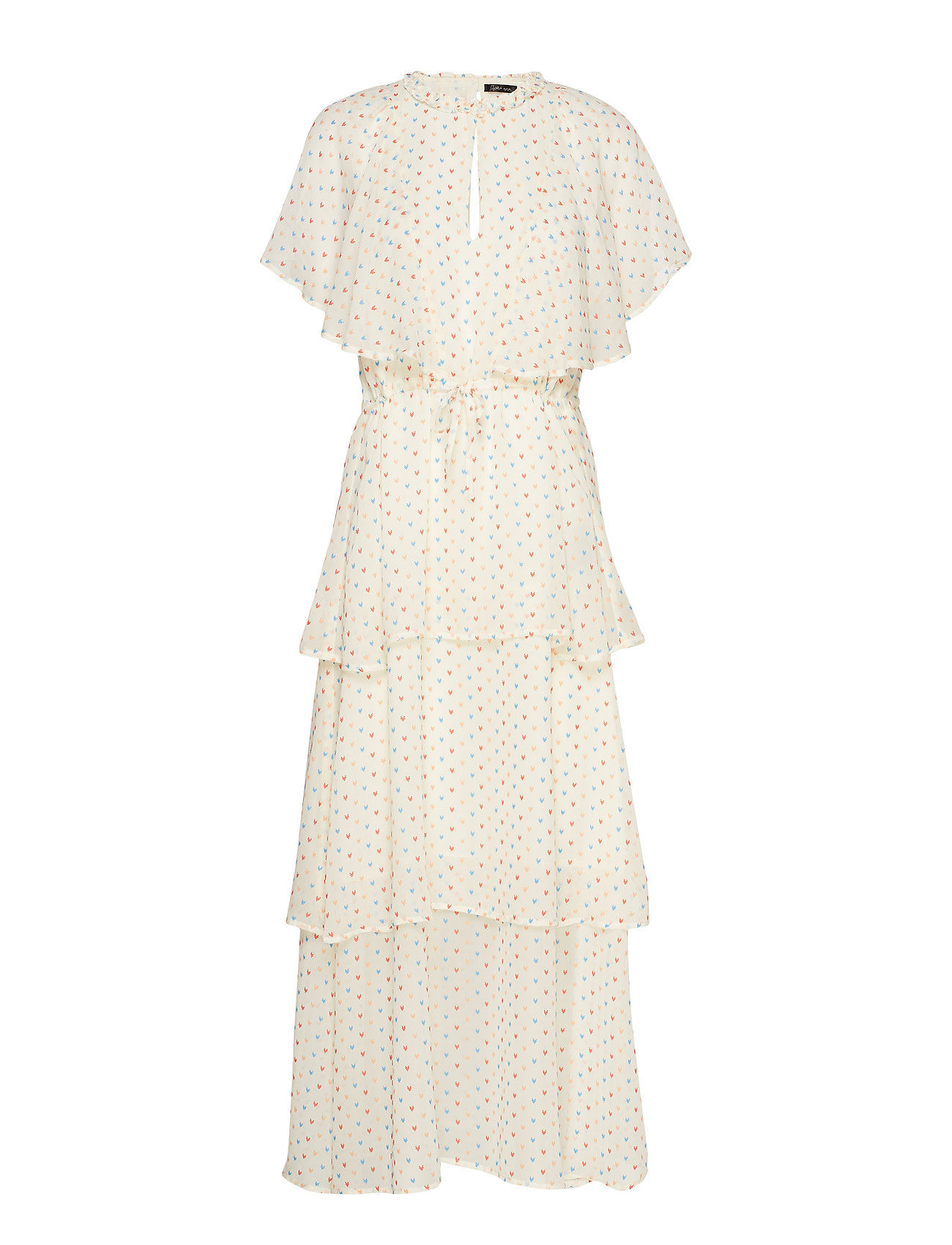 Anneke Maxi Dress Galajurk Creme Stella Nova stella nova kopen in de aanbieding