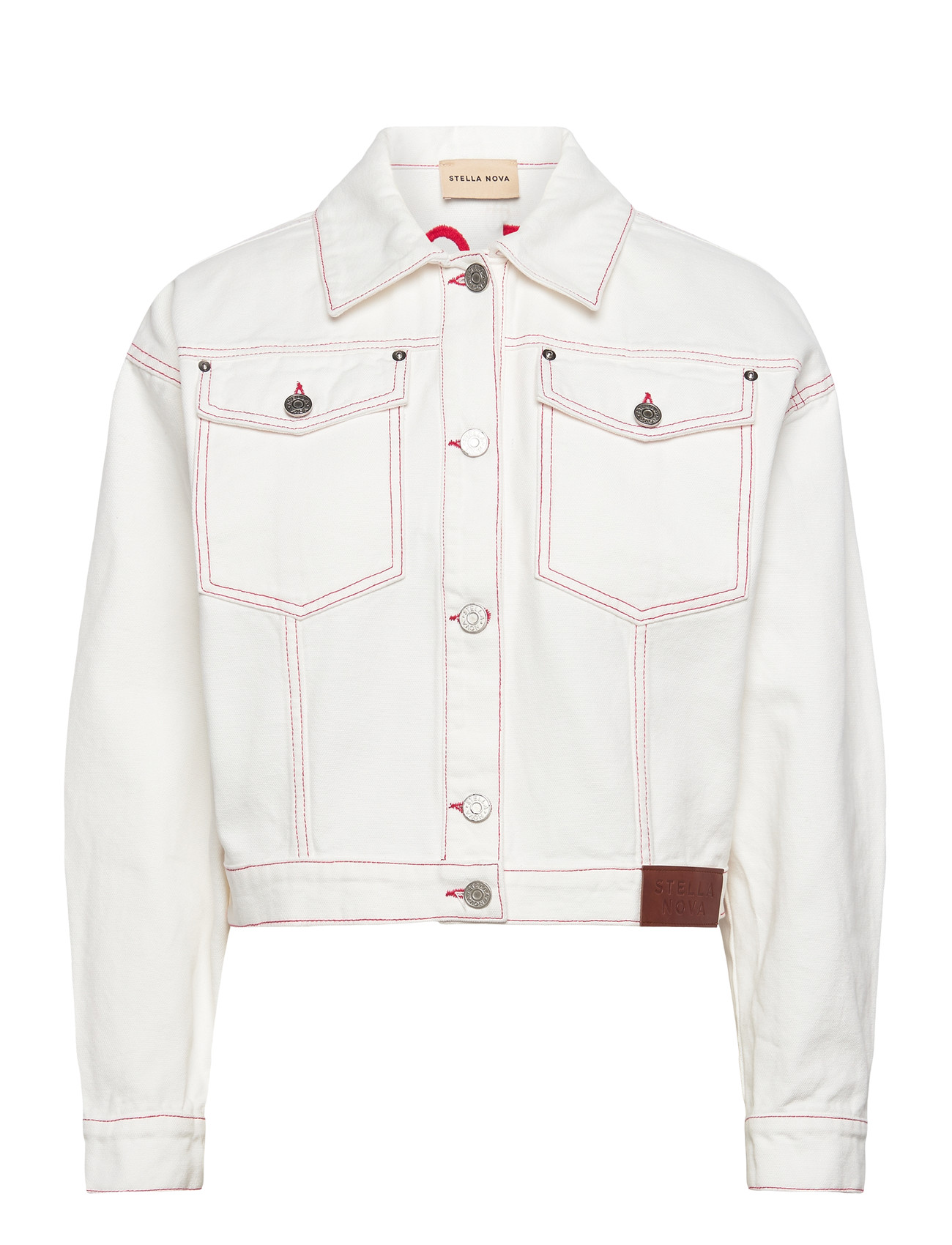 STELLA NOVA Out Of Office Loose Jacke Weiß - XXS/XS - Damen