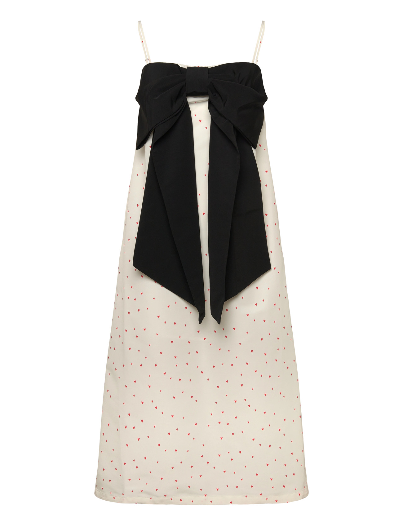 slim fit dress slacks Heart Printed Bow Dress