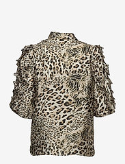 Stella Nova - Lycie - short-sleeved blouses - leopard - 2