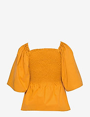 Stella Nova - Penelope - short-sleeved blouses - golden yellow - 1