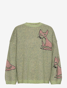 Adelin - jumpers - green/pink