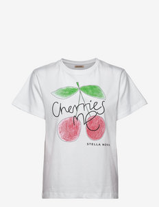 Teresa Cherries Me - t-shirt & tops - white