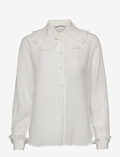 Cassie - long sleeved blouses - white