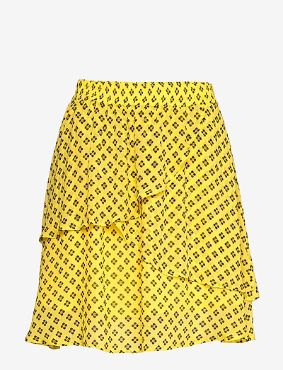 Mulu - short skirts - yellow/black
