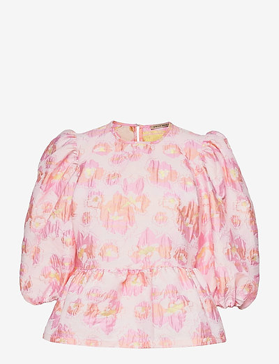 Arna - long sleeved blouses - summer pink
