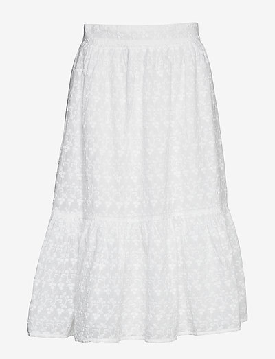 Liv - midi skirts - white