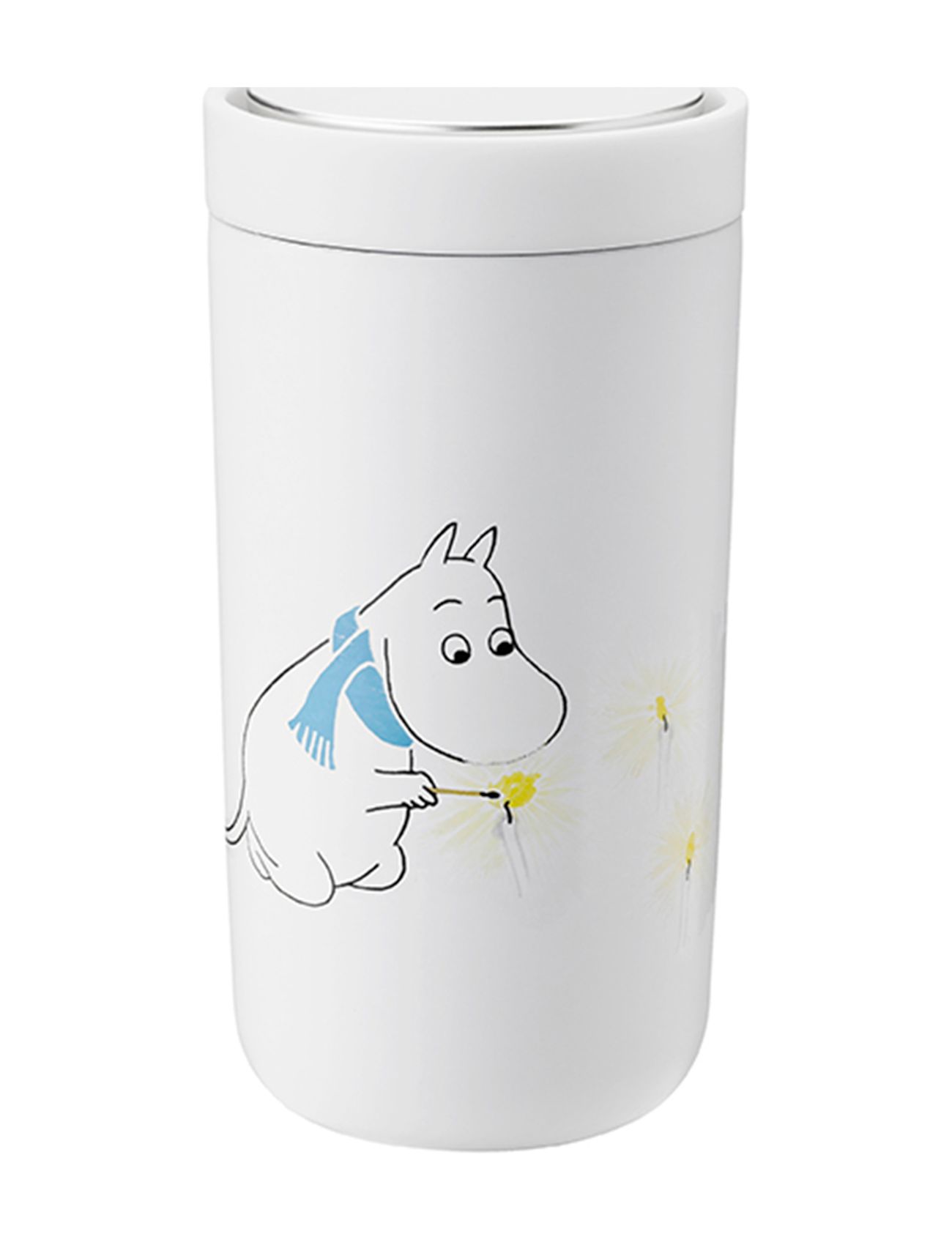 To Go Click To Go Cup, 0,2 L. - Moomin Home Tableware Cups & Mugs Thermal Cups White Stelton