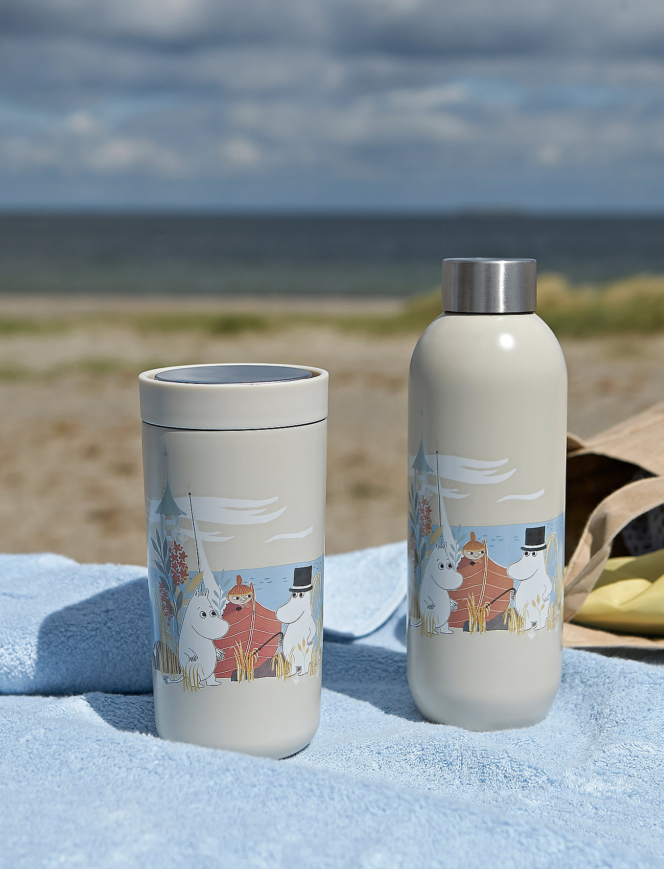 moomin glass water bottle