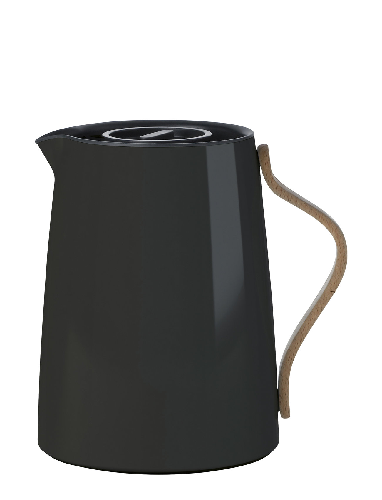 Emma Vacuum Jug, Tea - 1 L. Black Stelton