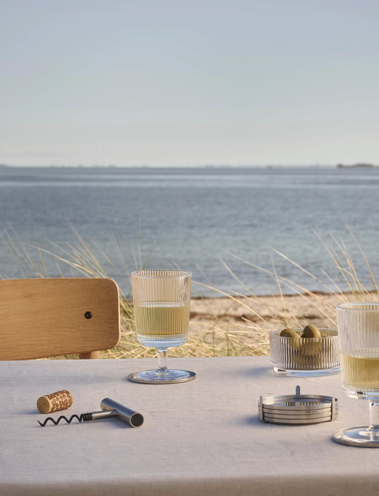 Stelton Pilastro Vinglas 0.18 L. 4 Stk Clear, 18 CL, Nude, Vinglas > Hvidvinsglas, Unisex