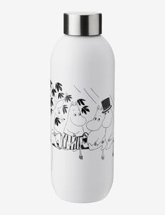 Keep Cool dricksflaska 0.75 l. Moomin soft white - vattenflaskor & glasflaskor - white