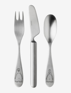 Una with Pingo children's cutlery set - 3 pcs. - stalo įrankiai - steel